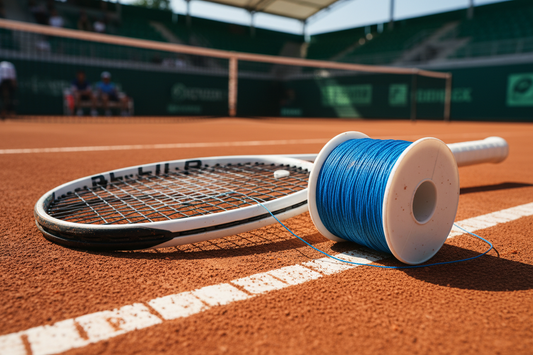 Solinco Mach-10 1.25mm tennis string in blue