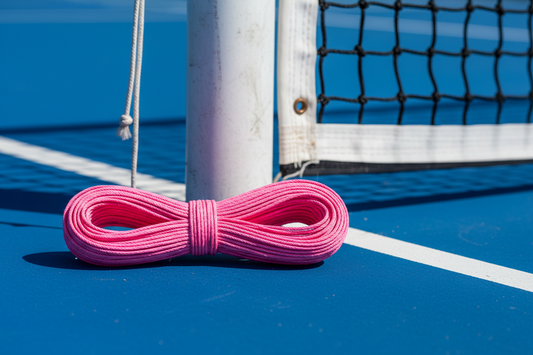 Solinco Confidential Soft 1.25mm tennis string in electric pink