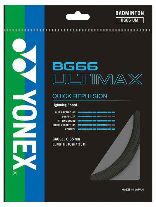 Yonex BG66 Ultimax Restring