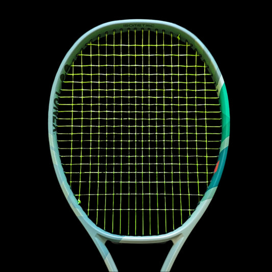 Yonex Percept tennis racket with Solinco Hyper G Soft strings